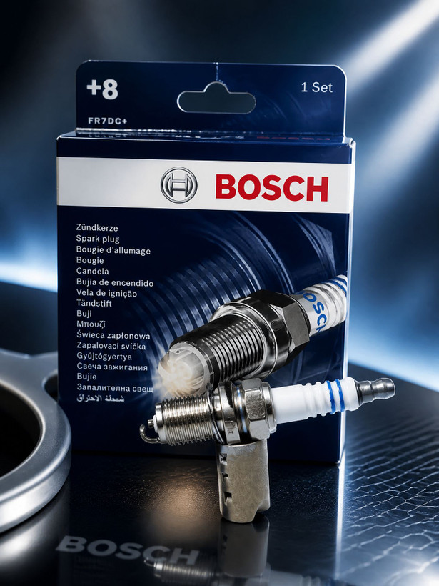 شمع تک پلاتین پایه کوتاه BOSCH آلمان
